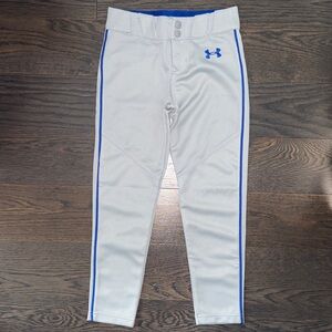 NWOT - Under Armour Kids White Athletic Pants